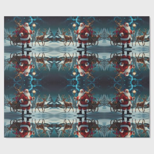 Grappig Sneeuwman Kerstkunstwerk Cadeaupapier (Vlak)