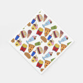 Grappig Snel Eet Papier Nspkins Servet (Hoek)