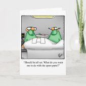 Grappig, snel Wenskaart Kaart (Voorkant)