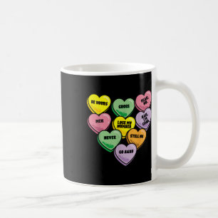 Grappig Snoep Hart Anti Valentijnsdag Sarcastisch  Koffiemok