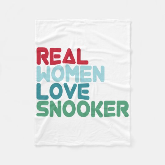 Grappig Snooker Gezegde Pool Biljart Snooker Spele Fleece Deken (Voorkant)
