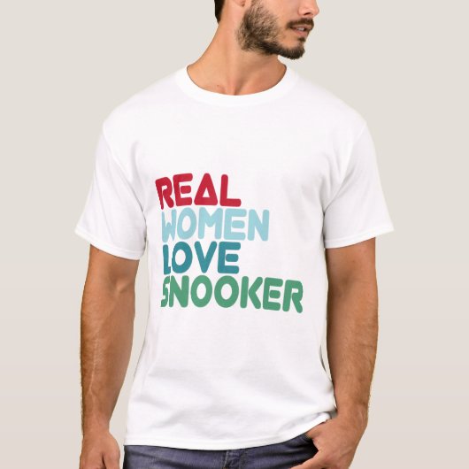 Grappig Snooker Gezegde Pool Biljart Snooker Spele T-shirt (Voorkant)
