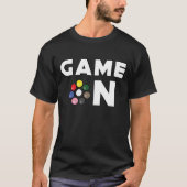 Grappig snookerontwerp t-shirt (Voorkant)