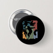 Grappig Snowboarden liefhebber Snowboarder Winters Ronde Button 5,7 Cm (Voorkant /achterkant)