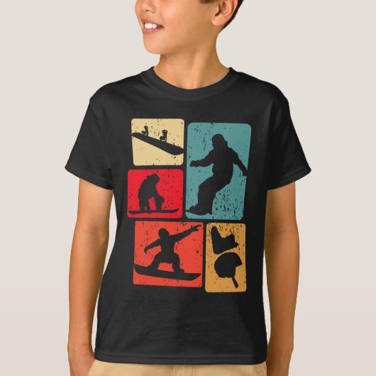 Grappig Snowboarden liefhebber Snowboarder Winters T-shirt (Voorkant)