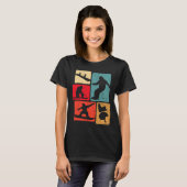 Grappig Snowboarden liefhebber Snowboarder Winters T-shirt (Voorkant volledig)