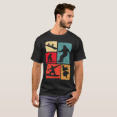 Grappig Snowboarden liefhebber Snowboarder Winters T-shirt (Voorkant volledig)