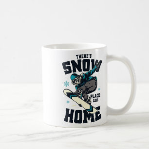 Grappig Snowboarden Shirt Er Is Sneeuw Plaats Als Koffiemok