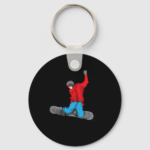 Grappig Snowboarden Shirt - Sneeuwboarder Lovers G Sleutelhanger