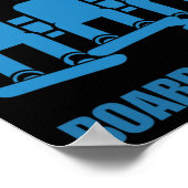 Grappig Snowboarden Shirt Snowboarder Snowboard Lo Poster (Hoek)