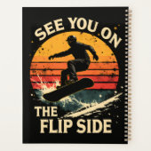Grappig Snowboarden - Zie Je Aan De Andere Kant  Planner (Achterkant)