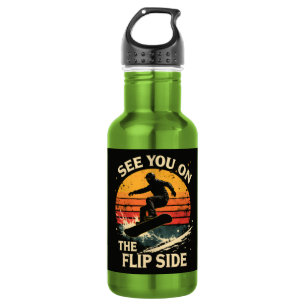Grappig Snowboarden - Zie Je Aan De Andere Kant Waterfles