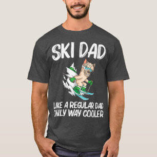 Grappig snuifkunst voor papa Papa Ski Freestyle Sk T-shirt