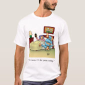 Grappig snurken Humor T-shirt (Voorkant)