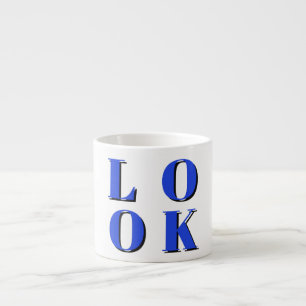 Grappig sociaal schattig cool design espresso kop