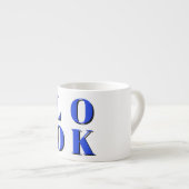 Grappig sociaal schattig cool design espresso kop (Voorkant rechts)