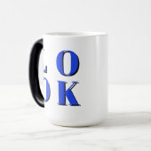 Grappig sociaal schattig cool design magische mok (Voorkant links)