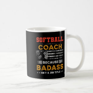 Grappig Softbal Coach Gift voor mannen, Bad Softba Koffiemok