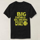 Grappig Softbal liefhebber Quote T-shirt (Design voorkant)