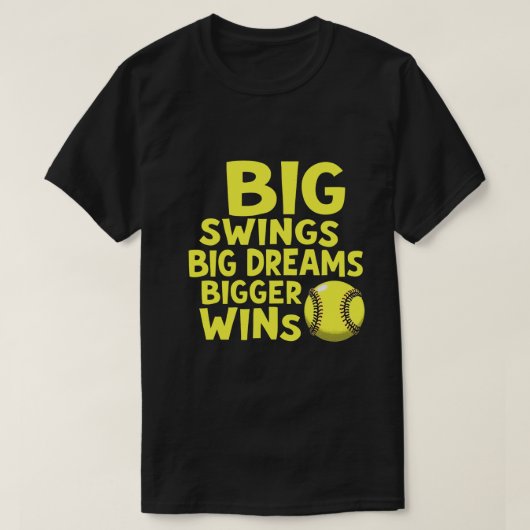 Grappig Softbal liefhebber Quote T-shirt (Design voorkant)