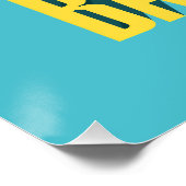 Grappig Softbal Weekend Bij De Ballpark Sporten Perfect Poster (Hoek)