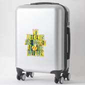 Grappig Softbal Weekend Bij De Ballpark Sporten Sticker (Koffer)