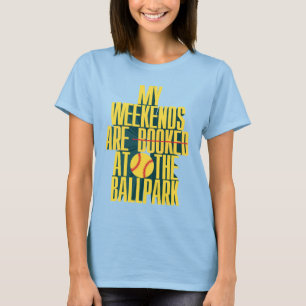 Grappig Softbal Weekend In Het Stadion T-shirt