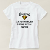 Grappig Softball Lover Quote | Softbal Gezegden T-shirt (Design voorkant)