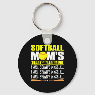 Grappig Softll Moeder Shirt Softll Moeder's Pre Ga Sleutelhanger