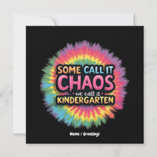 Grappig: "Sommigen noemen het chaos, wij noemen he Kaart