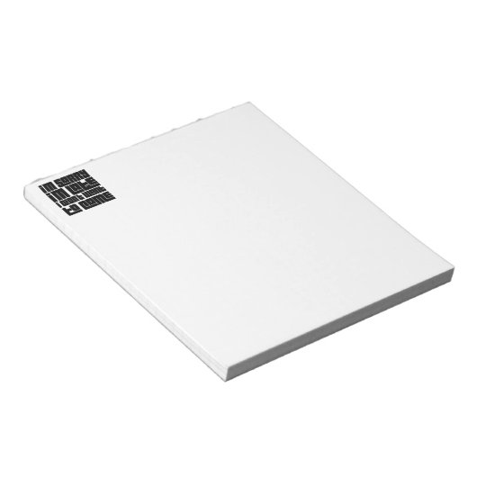 Grappig: "Sorry dat ik te laat ben, ik wilde niet  Notitieblok (Schuin)