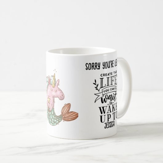 GRAPPIG Sorry dat je collega-baas verlaat Koffiemok (Voorkant rechts)