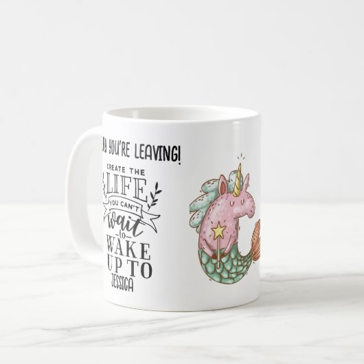 GRAPPIG Sorry dat je weggaat Collega Baas Koffiemok (Voorkant links)