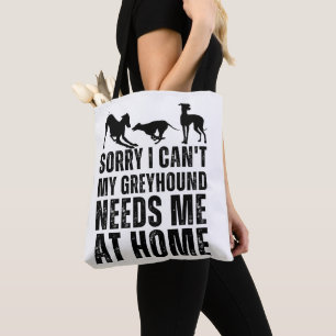 Grappig Sorry Kan Niet Mijn Windhond Heeft Me Thui Tote Bag