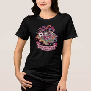 Grappig Sorry Niet Meer Zo Magisch Eenhoorn Tri-Blend Shirt