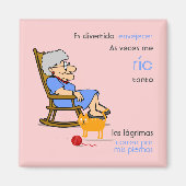 Grappig Spaans ouder worden: bejaardag Magneet (Voorkant)