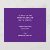 grappig sparen de foto van het datumnieuws flyer (Achterkant)