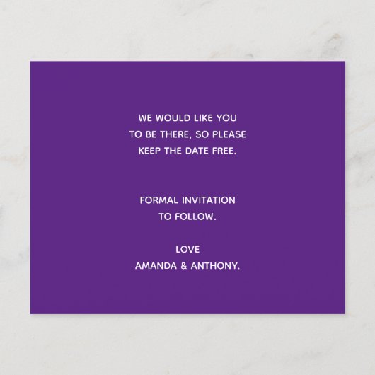 grappig sparen de foto van het datumnieuws flyer (Achterkant)