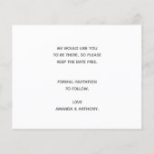 grappig sparen de foto van het datumnieuws flyer (Achterkant)