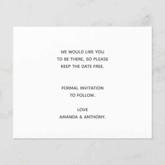 grappig sparen de foto van het datumnieuws flyer (Achterkant)