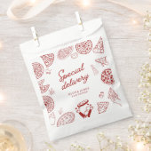 Grappig speciaal bezorging pizza baby shower bedankzakje (Geknipt)