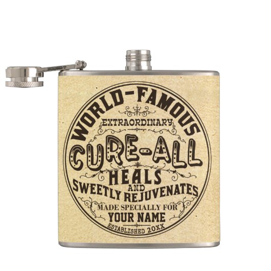 Grappig , speciaal ontworpen kure All Gag Gift Heupfles (Geopend)