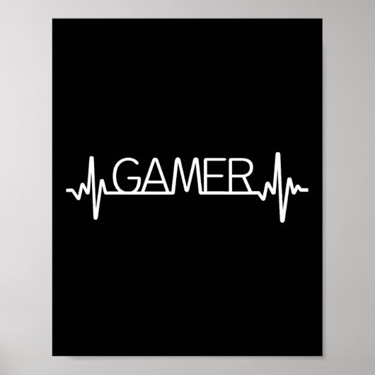 Grappig speelkunst voor mannen Kinder gamers Video Poster (Voorkant)