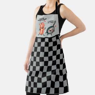 Grappig spek ei woordspeling kunst keuken plezier schort