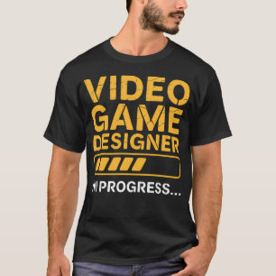 Grappig spel is kunst voor videogame t-shirt