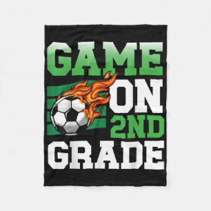 Grappig spel op 2e klas voetbal sport terug naar s fleece deken