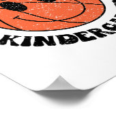 Grappig spel op kleuterschool schets eerste dag va poster (Hoek)