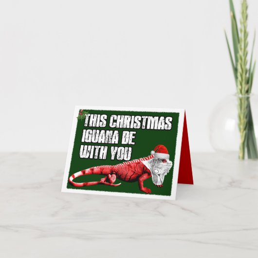 Grappig spel op woorden feestdagen kaart (Voorkant)