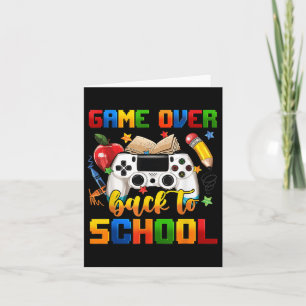 Grappig spel over Back to School Gamer Kinder Kaart