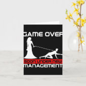Grappig Spel Over Bruid Gift Bachelorette Wedding Kaart (Gele Bloem)